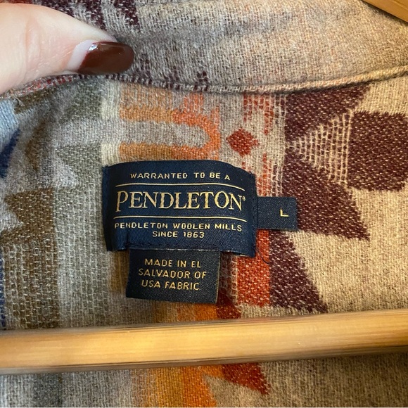 Wool Pendleton Shacket - Picture 4 of 9